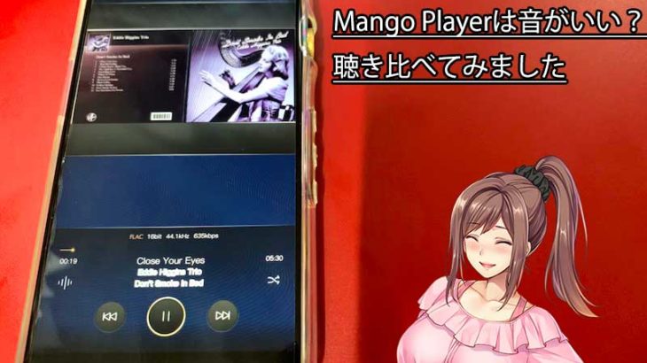 【レビュー】Mango Playerは音がいい？聴き比べしました！